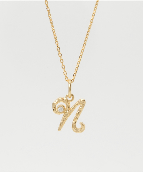 INNOCENT（イノセント）の「SAINTS/イニシャルネックレス（ゴールド）（ネックレス・メンズ・E/S/T/I/R/Y/A/H/C/K/M/N・FREE）」の8枚目の写真