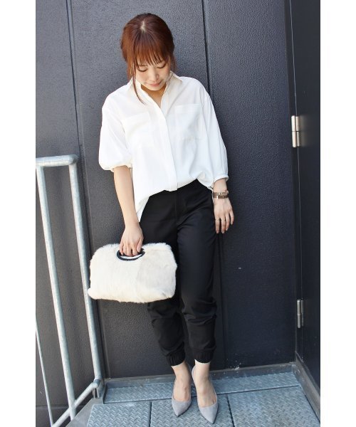 FIGARO Paris(フィガロパリ)の「ボリュームスリーブシャツ◆(シャツ/ブラウス・レディース・ホワイト/オレンジ/ネイビー・36/38)」の20枚目の写真