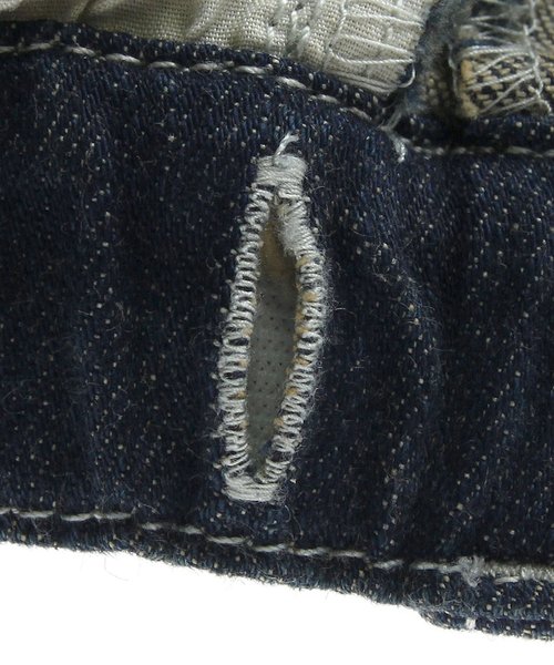 F.O.KIDS（エフオーキッズ）の「シワ加工デニムパンツ（デニムパンツ・キッズ・ネイビー/ブルー/ストライプ・120/130/140/100/110/80/90/95）」の10枚目の写真