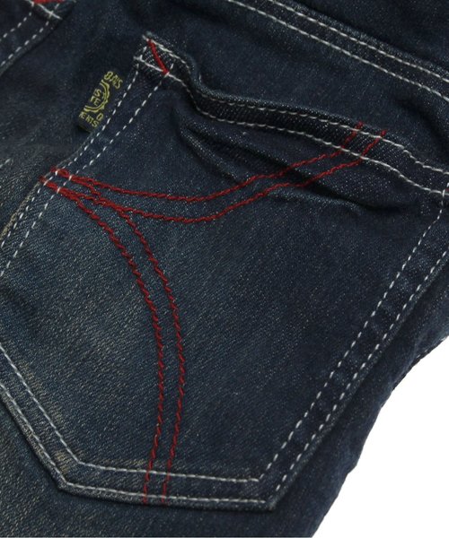 F.O.KIDS（エフオーキッズ）の「シワ加工デニムパンツ（デニムパンツ・キッズ・ネイビー/ブルー/ストライプ・120/130/140/100/110/80/90/95）」の9枚目の写真