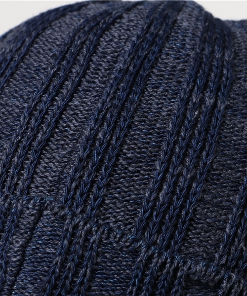ROTOTO(ロトト)の「【RoToTo/ロトト】COTTONWOOL INDIGOCAP/コットンウールインディゴキャップ(ニットキャップ/ビーニー・メンズ・ライトインディゴブルー/ダークインディゴブルー・FREE)」の5枚目の写真