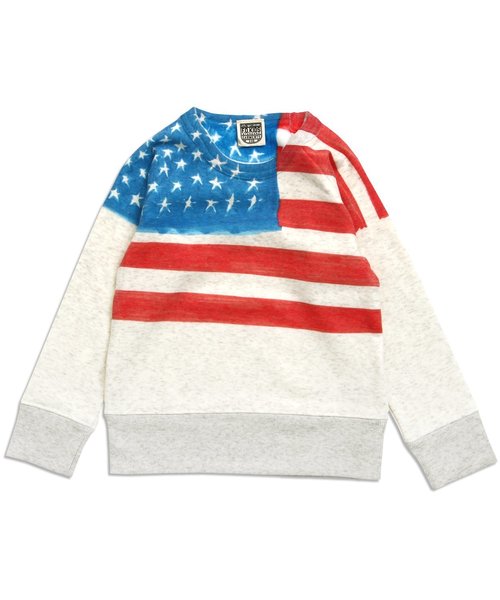 F.O.KIDS（エフオーキッズ）の「男の子スペシャルあったかトレーナー（スウェット・キッズ・ブラウン/ブルー/マスタード/キナリ・95/100/120/80/90/130/110/140）」の6枚目の写真