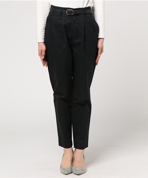 Honeys（ハニーズ）の「ワイドテーパードパンツ（チノパンツ・レディース・ブラック/カーキ/ピンク/ベージュ・S/M/L）」の7枚目の写真