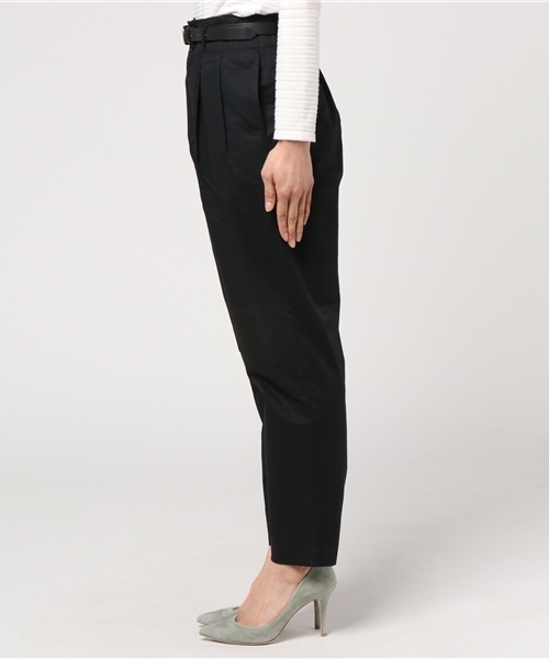 Honeys（ハニーズ）の「ワイドテーパードパンツ（チノパンツ・レディース・ブラック/カーキ/ピンク/ベージュ・S/M/L）」の8枚目の写真