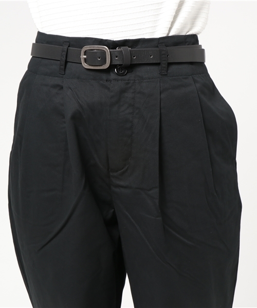 Honeys（ハニーズ）の「ワイドテーパードパンツ（チノパンツ・レディース・ブラック/カーキ/ピンク/ベージュ・S/M/L）」の10枚目の写真