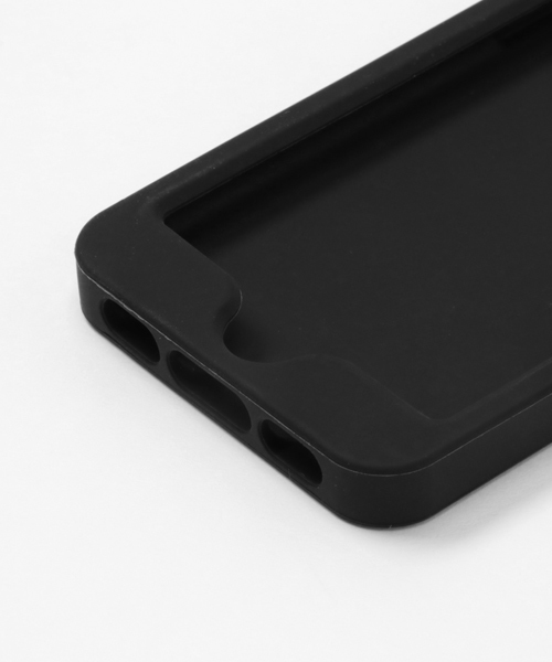 にゃー（ニャー）の「アップにゃーPhoneケース（スマホケース/カバー・レディース・ブラック・フリー）」の3枚目の写真