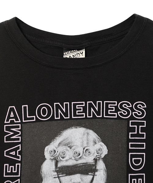Candy Stripper（キャンディストリッパー）の「ALONENESS CANDY TEE（Tシャツ/カットソー・レディース・ピンク/ライトブルー/ブラック/オフホワイト・2/3）」の14枚目の写真