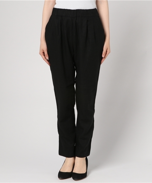 LBC(エルビーシー)の「リネンレーヨンテーパードパンツ (その他パンツ・レディース・ライトグレー/ブラック/ブルー/ダークグリーン・MEDIUM/LARGE)」の8枚目の写真