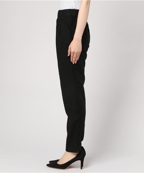 LBC(エルビーシー)の「リネンレーヨンテーパードパンツ (その他パンツ・レディース・ライトグレー/ブラック/ブルー/ダークグリーン・MEDIUM/LARGE)」の9枚目の写真