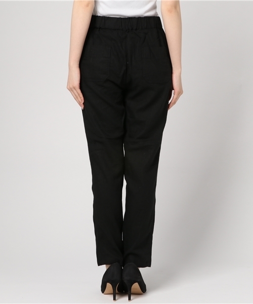 LBC(エルビーシー)の「リネンレーヨンテーパードパンツ (その他パンツ・レディース・ライトグレー/ブラック/ブルー/ダークグリーン・MEDIUM/LARGE)」の10枚目の写真