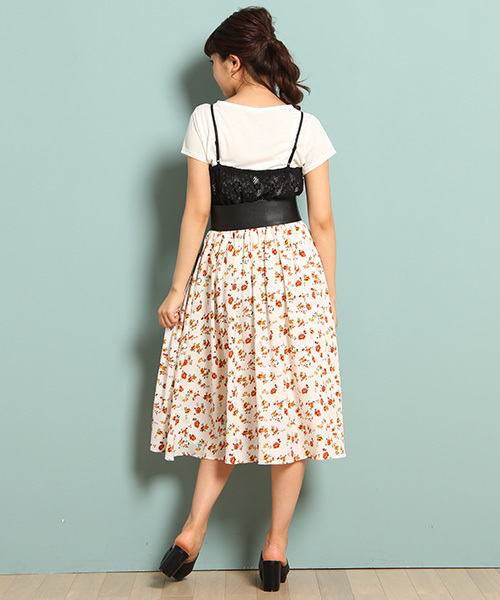 Honeys（ハニーズ）の「イレギュラーヘムスカート（スカート・レディース・ブラック系その他/ブルー/イエロー/ホワイト系その他/ピンク・L/M）」の16枚目の写真