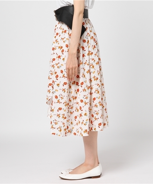 Honeys（ハニーズ）の「イレギュラーヘムスカート（スカート・レディース・ブラック系その他/ブルー/イエロー/ホワイト系その他/ピンク・L/M）」の7枚目の写真