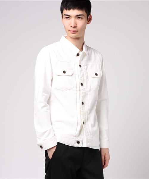 291295=HOMME(ニーキューイチニーキューゴーオム)の「【291295=HOMME】 2nd Type ドビージャガード(ブルゾン・メンズ・カーキ/ベージュ/ネイビー/オフホワイト・2/3/4)」の11枚目の写真