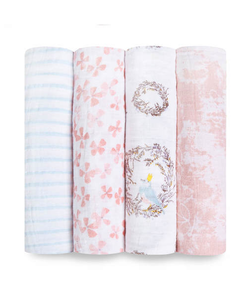 aden + anais (エイデンアンドアネイ)の「スワドル 4枚入り(おくるみ・キッズ・桜/スモークピンク/ベビーピンク/ダークパープル/パープル/サーモンピンク/コーラルピンク/ピンク系その他2/ピンク系その他3/ピンク系その他4/レッド系その他/ブルー/ライトブルーグレー/ピンク系その他5/ブルー系その他4/ホワイト系その他/サファリグリーン/レッド/イエロー/ライトイエロー/ブルー系その他/ピンク系その他/ホワイト系その他2/ホワイト×レッド/ホワイト×グレー/ピンク・FREE)」の19枚目の写真