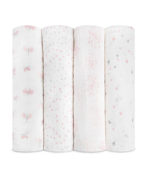 aden + anais (エイデンアンドアネイ)の「スワドル 4枚入り(おくるみ・キッズ・桜/スモークピンク/ベビーピンク/ダークパープル/パープル/サーモンピンク/コーラルピンク/ピンク系その他2/ピンク系その他3/ピンク系その他4/レッド系その他/ブルー/ライトブルーグレー/ピンク系その他5/ブルー系その他4/ホワイト系その他/サファリグリーン/レッド/イエロー/ライトイエロー/ブルー系その他/ピンク系その他/ホワイト系その他2/ホワイト×レッド/ホワイト×グレー/ピンク・FREE)」の22枚目の写真