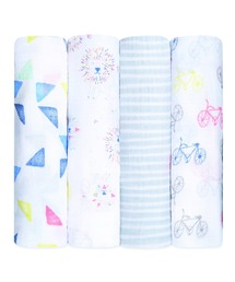 aden + anais （エイデンアンドアネイ）の「スワドル 4枚入り（おくるみ）」