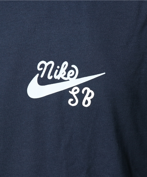 NIKE SPORTSWEAR（ナイキスポーツウェアー）の「メンズ ナイキ スケートボーディング Tシャツ NIKE SB DRI-FIT CTN WHALE TEE 852783-010/451（Tシャツ/カットソー・メンズ・ネイビー/ブラック・X-LARGE/MEDIUM/SMALL/LARGE）」の3枚目の写真