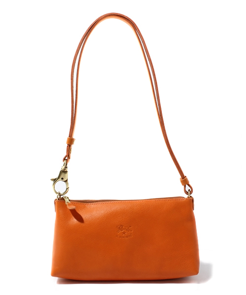 IL BISONTE(イルビゾンテ)の「ILBISONTE / ORIGINAL LEATHER / SHOULDER BAG(ショルダーバッグ・レディース・ライトブラウン/ナチュラル/オレンジ/グリーン/レンガ/ダークブラウン/ブラック/グレー/ネイビー/レッド/オリーブ・FREE)」の11枚目の写真