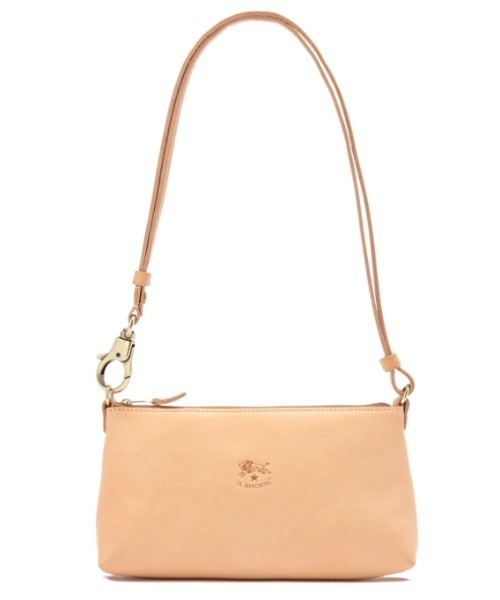 IL BISONTE(イルビゾンテ)の「ILBISONTE / ORIGINAL LEATHER / SHOULDER BAG(ショルダーバッグ・レディース・ライトブラウン/ナチュラル/オレンジ/グリーン/レンガ/ダークブラウン/ブラック/グレー/ネイビー/レッド/オリーブ・FREE)」の5枚目の写真