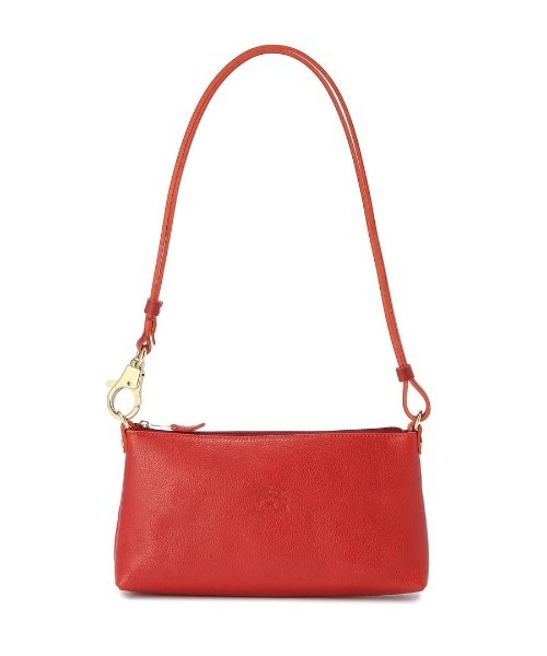 IL BISONTE(イルビゾンテ)の「ILBISONTE / ORIGINAL LEATHER / SHOULDER BAG(ショルダーバッグ・レディース・ライトブラウン/ナチュラル/オレンジ/グリーン/レンガ/ダークブラウン/ブラック/グレー/ネイビー/レッド/オリーブ・FREE)」の9枚目の写真