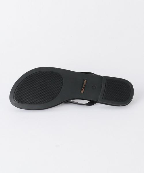 BEAUTY&YOUTH UNITED ARROWS（ビューティーアンドユースユナイテッドアローズ）の「BY フラットトングサンダル ◆（ビーチサンダル・レディース・ブラック/ピンク/ホワイト・36/38/35/37）」の5枚目の写真