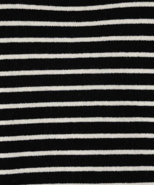 coen（コーエン）の「【手洗い可】ラムウールブレンドボーダーウォッシャブルボートネックニット（ニット/セーター・メンズ・ブラック/グレー/オフホワイト・SMALL/MEDIUM/LARGE/X-LARGE）」の14枚目の写真