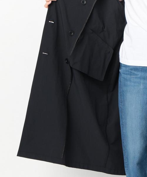 Another Edition（アナザーエディション）の「ロングボリュームトレンチ（トレンチコート・レディース・ブラック/ピンク/ベージュ・SMALL/MEDIUM）」の5枚目の写真