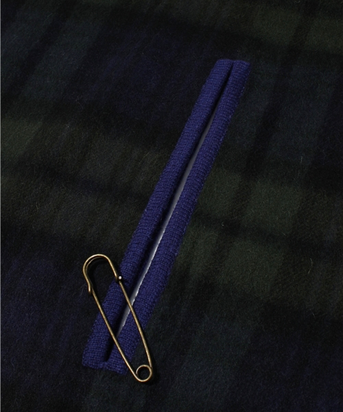 coen（コーエン）の「ウールチェック2WAYストール（ストール/ショール・レディース・レッド/ケリー/ダークグリーン/ネイビー・フリー）」の8枚目の写真