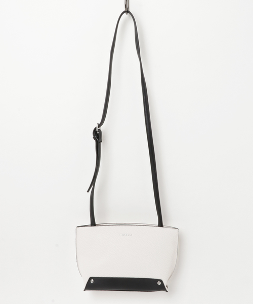 FIORELLI（フィオレッリ）の「【FIORELLI(フィオレレッリ)】ショルダーポシェット（ショルダーバッグ・レディース・ホワイト/ブラック・FREE）」の2枚目の写真