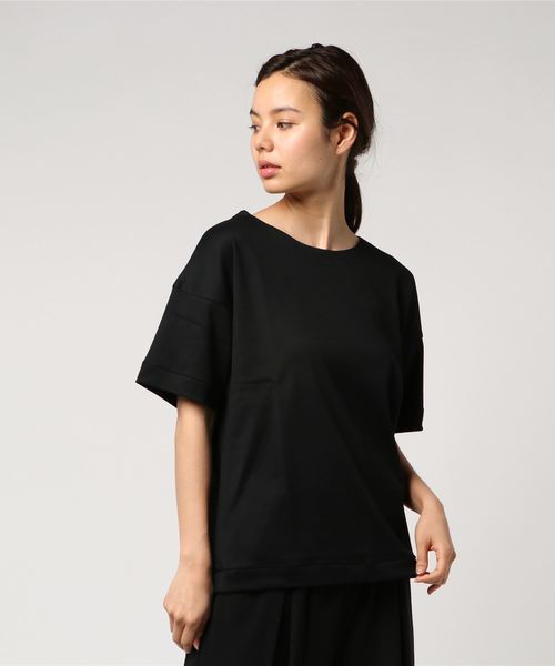 v::room(ヴィルーム)の「V:ROOM (ブイルーム) カットソー(Tシャツ/カットソー・レディース・ホワイト/ブラック・1/2)」の1枚目の写真