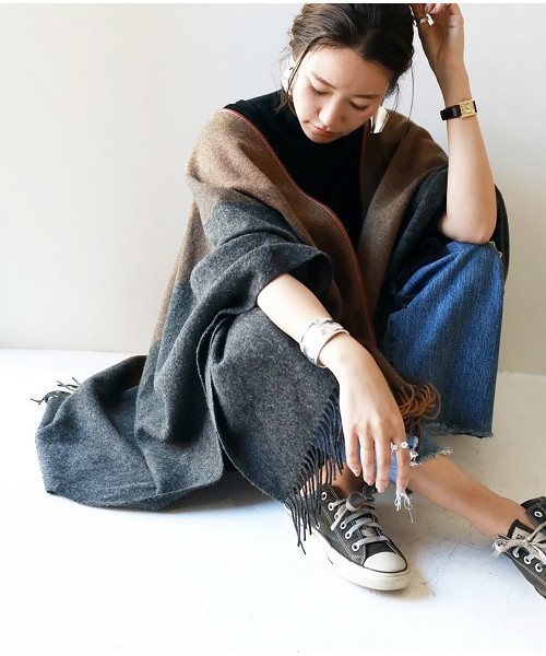 ◎那智◎ 【未使用】 TODAYFUL パイピングウールガウン TODAYFUL（トゥデイフル）の「パイピングウールガウン（その他アウター