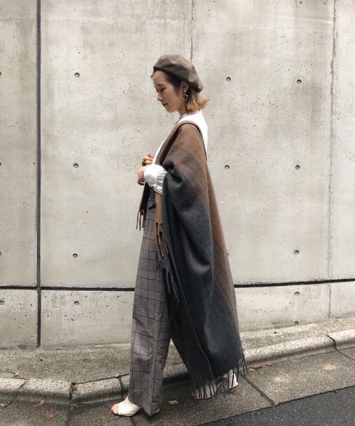 ◎那智◎ 【未使用】 TODAYFUL パイピングウールガウン TODAYFUL（トゥデイフル）の「パイピングウールガウン（その他アウター
