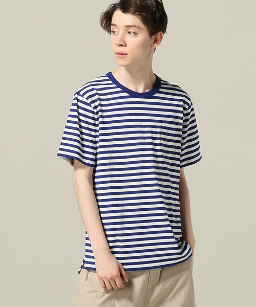 JOINT WORKS(ジョイントワークス)の「USAコットンBDクルーSS(Tシャツ/カットソー・メンズ・ブラック/ブルー系その他・MEDIUM/LARGE)」の1枚目の写真