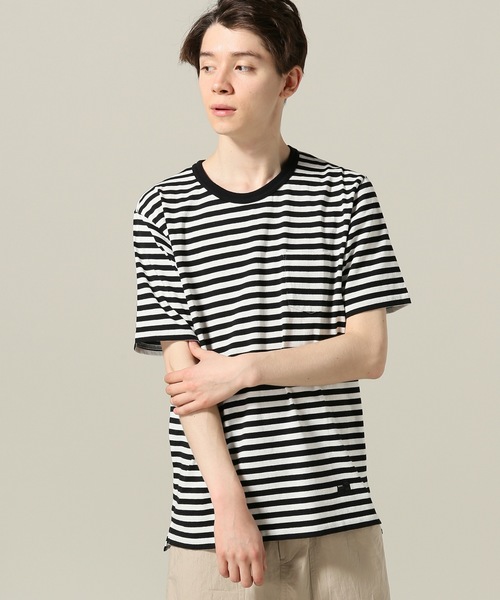JOINT WORKS(ジョイントワークス)の「USAコットンBDクルーSS(Tシャツ/カットソー・メンズ・ブラック/ブルー系その他・MEDIUM/LARGE)」の2枚目の写真