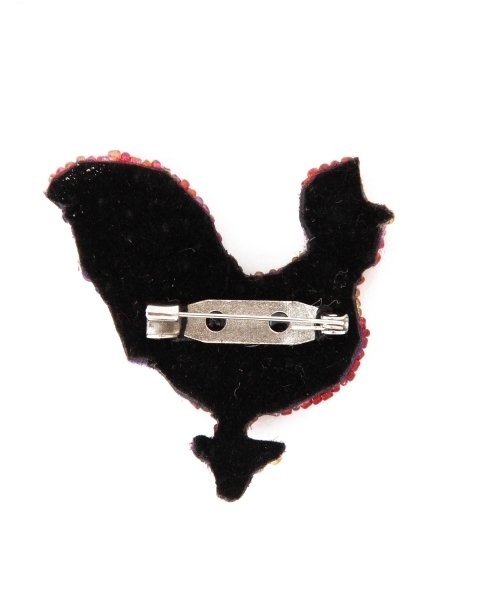 BEAMS BOY（ビームスボーイ）の「BEAMS BOY / BEADEDブローチ ANIMALS (B)（ブローチ/コサージュ・レディース・ブラウン/ゴールド/ブラック/その他1・ONE SIZE）」の8枚目の写真