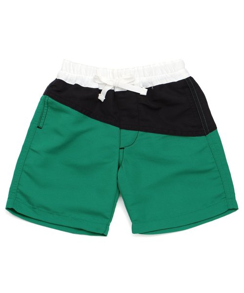 BREEZE（ブリーズ）の「カラー切替えトランクス水着（水着・キッズ・ブラック/ブルー・100/90/80/130/120/110/140）」の2枚目の写真