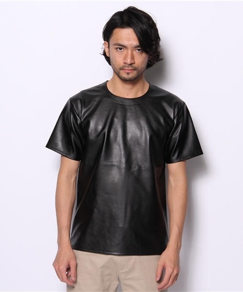 603（ロクマルサン）の「603 バックZIP付き PVC Tシャツ（Tシャツ/カットソー・メンズ・ブラック/オフホワイト/ワイン・40）」の4枚目の写真