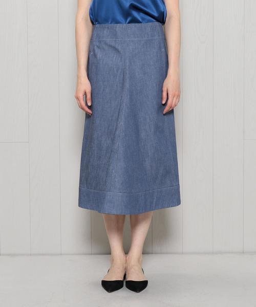 ★LEMAIRE★ストレート デニム スカート LEMAIRE（ルメール）の「＜LEMAIRE＞DENIM FLARE SKIRT/スカート