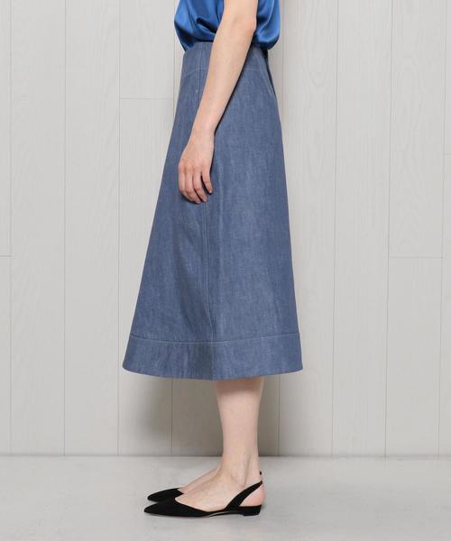 LEMAIRE（ルメール）の「＜LEMAIRE＞DENIM FLARE SKIRT/スカート