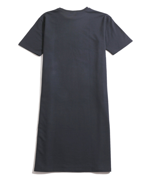 WEGO(ウィゴー)の「WEGO/ミニ裏毛ルーズワンピース(ワンピース・レディース・ブラック/杢グレー/ベージュ・FREE)」の4枚目の写真