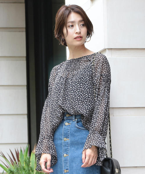 BEAUTY&amp;YOUTH UNITED ARROWS - ＜NANUSHKA＞ゼブラプリントブラウス BEAUTY&YOUTH UNITED ARROWS - ＜NANUSHKA＞ゼブラプリント