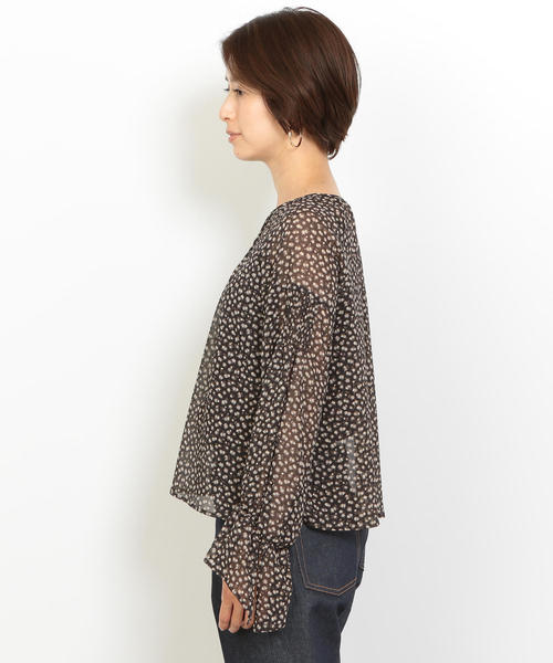 ★新品タグ付　ユナイテッドアローズBEAUTY&YOUTH フラワー柄ブラウス BEAUTY&YOUTH UNITED ARROWS - ほぼ新品＊BEAUTY&YOUTH UNITED