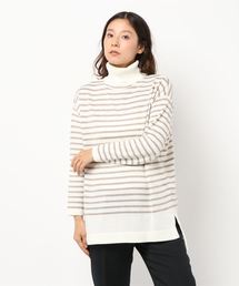 AMERICAN HOLIC | Wool混タートルネックニットチュニック(チュニック)