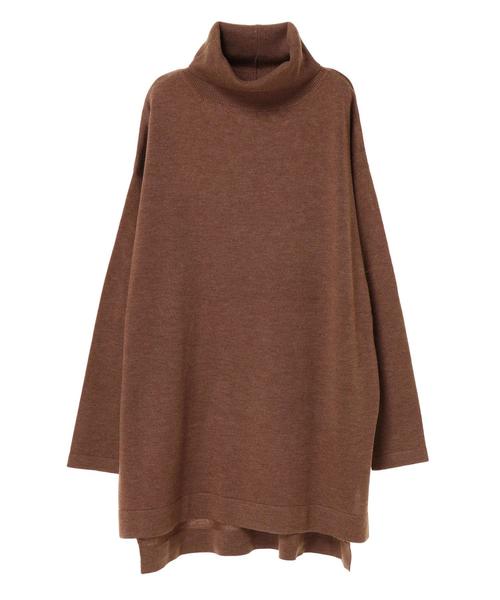 AMERICAN HOLIC（アメリカンホリック）の「Wool混タートルネックニットチュニック（チュニック・レディース・チャコールグレー/ベージュ/ピンク/グリーン/マスタード/モカ/グレー系その他/その他7/ブラック系その他4/ブルー系その他2・FREE）」の22枚目の写真