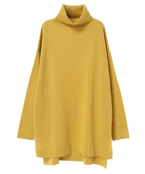 AMERICAN HOLIC（アメリカンホリック）の「Wool混タートルネックニットチュニック（チュニック・レディース・チャコールグレー/ベージュ/ピンク/グリーン/マスタード/モカ/グレー系その他/その他7/ブラック系その他4/ブルー系その他2・FREE）」の21枚目の写真