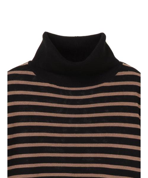 AMERICAN HOLIC（アメリカンホリック）の「Wool混タートルネックニットチュニック（チュニック・レディース・チャコールグレー/ベージュ/ピンク/グリーン/マスタード/モカ/グレー系その他/その他7/ブラック系その他4/ブルー系その他2・FREE）」の13枚目の写真