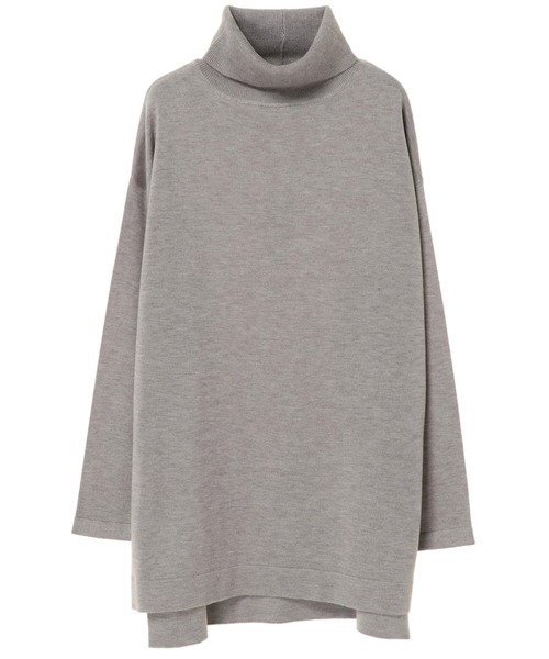 AMERICAN HOLIC（アメリカンホリック）の「Wool混タートルネックニットチュニック（チュニック・レディース・チャコールグレー/ベージュ/ピンク/グリーン/マスタード/モカ/グレー系その他/その他7/ブラック系その他4/ブルー系その他2・FREE）」の3枚目の写真