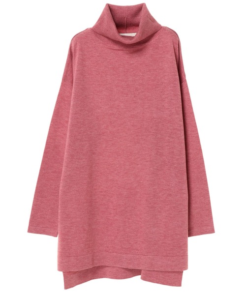 AMERICAN HOLIC（アメリカンホリック）の「Wool混タートルネックニットチュニック（チュニック・レディース・チャコールグレー/ベージュ/ピンク/グリーン/マスタード/モカ/グレー系その他/その他7/ブラック系その他4/ブルー系その他2・FREE）」の9枚目の写真