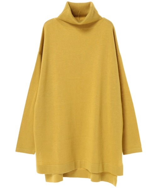 AMERICAN HOLIC（アメリカンホリック）の「Wool混タートルネックニットチュニック（チュニック・レディース・チャコールグレー/ベージュ/ピンク/グリーン/マスタード/モカ/グレー系その他/その他7/ブラック系その他4/ブルー系その他2・FREE）」の8枚目の写真