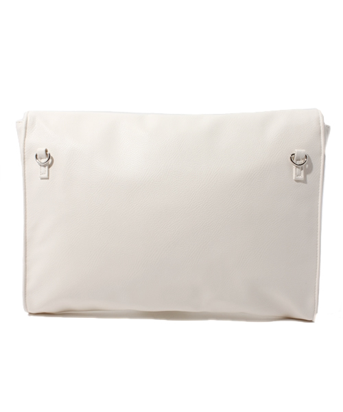 WEGO(ウィゴー)の「WEGO/レタークラッチバッグ(クラッチバッグ・レディース・ホワイト/ブラック/ネイビー/ワイン・FREE)」の8枚目の写真